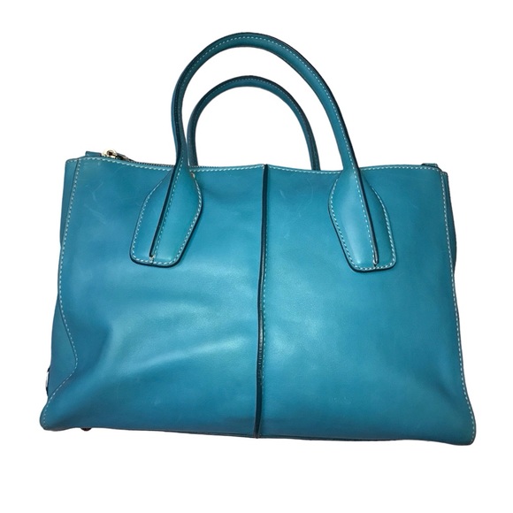 Authenticated Tod’s Blue Satchel Bag - Picture 10 of 14